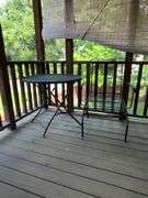Patio table, 32" W, folding