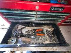 Husky 6-drawer tool box, 26" W and contents