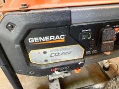 Generac GP6500, 110/240 outlets, 6500 watts, 288 hours
