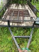 12' x 76" utility trailer, 2" ball, needs lights and wires