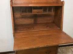 Antique drop front desk