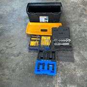 Rimax plastic tool box and contents