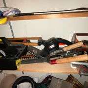 Black & Decker electric hedge trimmer, loppers, garden hand tools