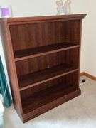 Bookshelf, CONTENTS NOT INCLUDED, chips on the veneer