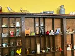 Printer tray with lots of knick knacks, 32" W x 17" T