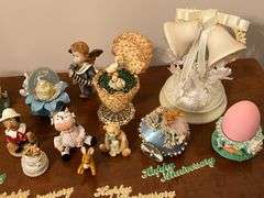 Wedding cake topper, easter eggs, Cherished Teddy Linda, etc.