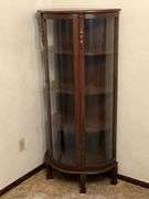 Antique curio cabinet