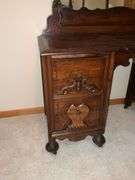 Beautiful antique vanity with mirror