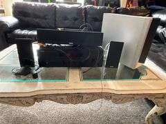 Yamaha R-S300 natural sound receiver with set of Phillips surround sound speakers