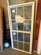 Quatar single hung (1 broken pane) 33" x 67". 3 assorted screens