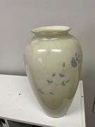 Frankoma pitcher 5S, Princess House glass vase