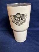 Yeti baseball themed cup, 32 oz?.