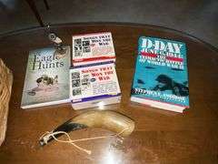 10-CD set of Songs that Won the War, The Eagle Hunts By Col. John W. Clark, D-Day by Stephen E. Ambrose