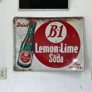 B-1 Lemon-Lime Soda metal vintage sign