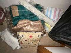 Linens, garment bags, throws, etc.