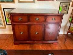 Empire Style buffet with glass top