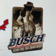 Busch Beer Head for the Mountains metal sign