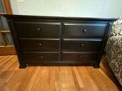 Six-drawer dresser, damage to the top