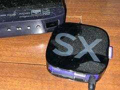 Auvio 19" flatscreen TV with dock for iPod, Radio Shack antenna, Roku