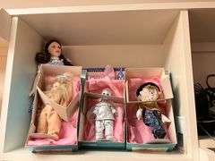 Madame Alexander Wizard of Oz  Lion, Tinman, Scarecrow with original boxes