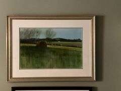 Pasture scene print, artist signed, Jack O'Hara