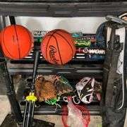 Rawling, Wilson ball gloves, Worth baseball bats