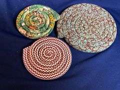 Jellyroll weighted trivets