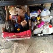 2 boxes of chemicals