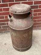 Milk can, shows rust