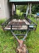 12' x 76" utility trailer, 2" ball, needs lights and wires