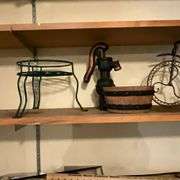 Well pump planter, bicycle plant holder, metal plant stands