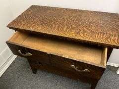 Vintage wood dresser, dovetail drawers, some wear