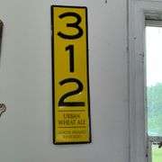 312 Urban Wheat Ale metal sign