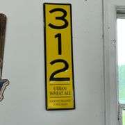 312 Urban Wheat Ale metal sign