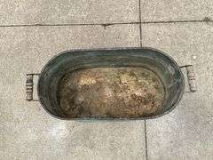 Copper wash basin