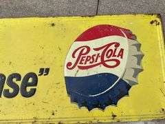 Say Pepsi Please vintage sign
