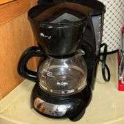 Crock pots, coffee grinder, Mr. Coffee maker, french fry cutter
