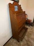 Antique drop front desk