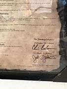 Framed Collegiate Beer Pong Constitution