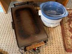 Rival crockpot, JCPenney electric griddle, working condition
