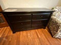Six-drawer dresser, damage to the top