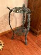 Cast iron plant stand