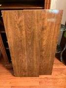Ethan Allen dining table with (2) 15" W leaves, 38" x 56"