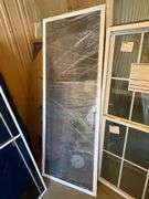 Quatar single hung (1 broken pane) 33" x 67". 3 assorted screens