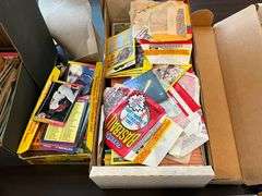 Assortment of sports cards, baseball, football, others