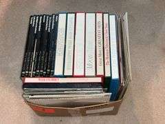 Collection of vinyl records and record sets