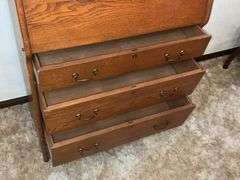 Antique drop front desk