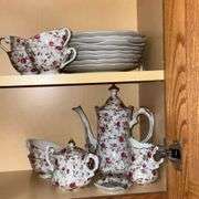 Lefton tea set and snack sets