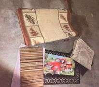 Assortment of throw rugs