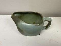 Frankoma pitcher 5S, Princess House glass vase